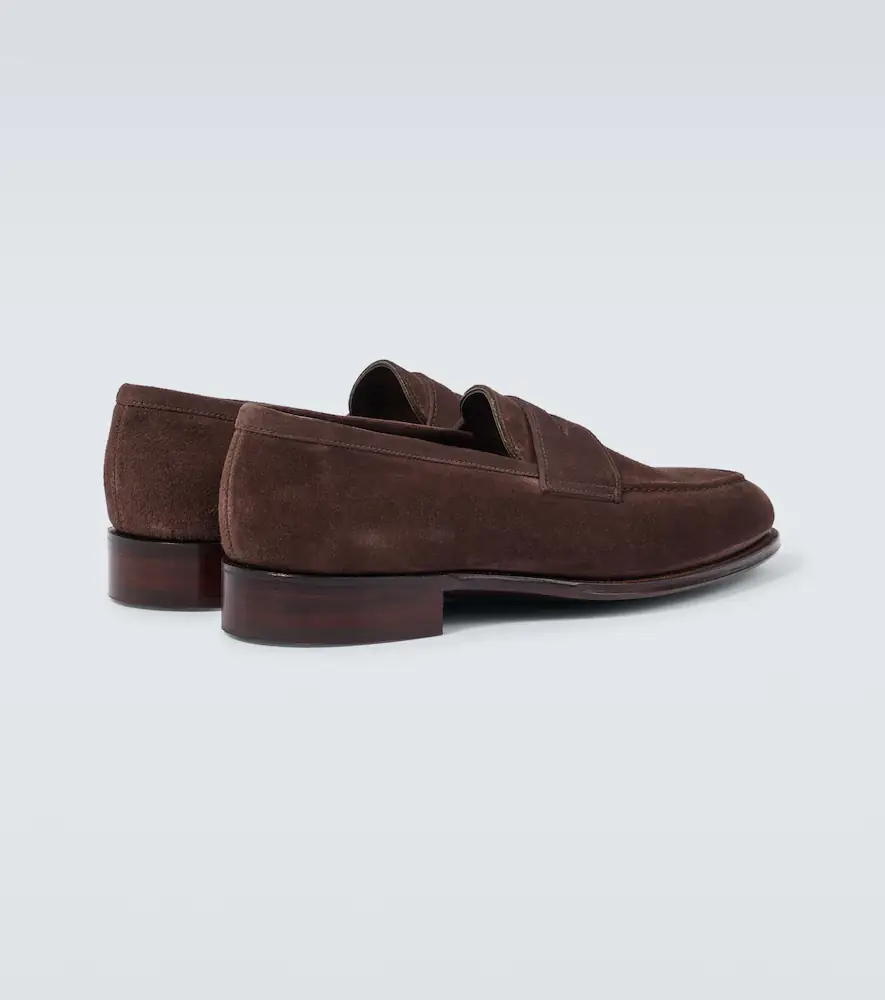 George Cleverley Bradley II suede penny loafers | Thumbnail 2