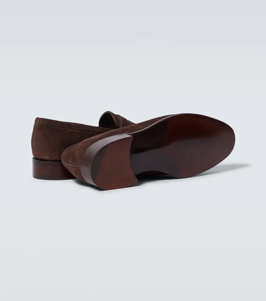 George Cleverley Bradley II suede penny loafers | Thumbnail 6