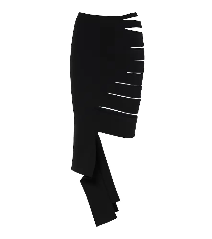 Mugler Asymmetric cutout midi skirt | Image 1 Mugler Asymmetric cutout midi skirt | Image 1
