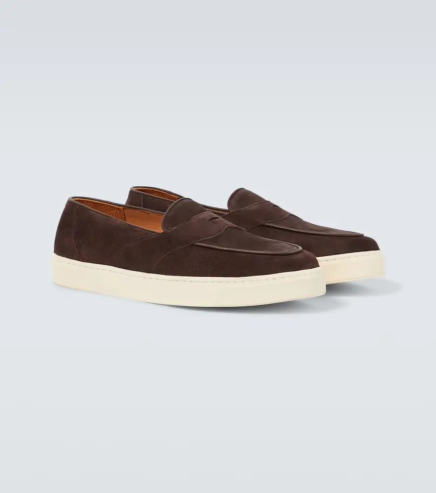 George Cleverley Joey II suede penny loafers | Thumbnail 3 George Cleverley Joey II suede penny loafers | Thumbnail 3