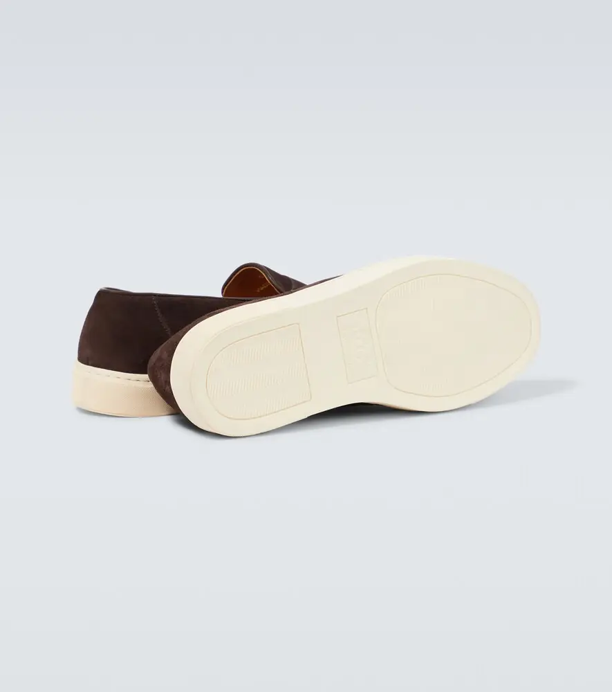George Cleverley Joey II suede penny loafers | Thumbnail 6 George Cleverley Joey II suede penny loafers | Thumbnail 6