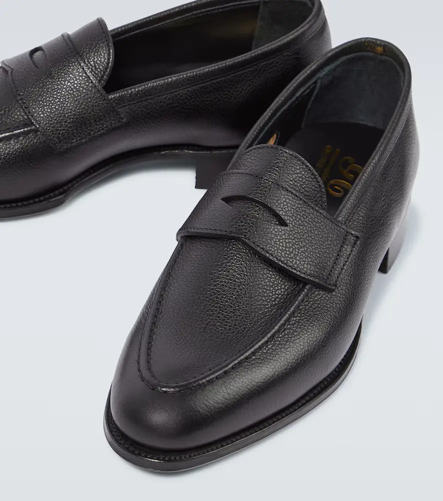 George Cleverley Bradley II leather penny loafers | Thumbnail 6