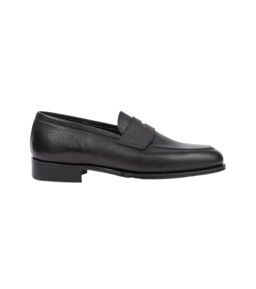 George Cleverley Bradley II leather penny loafers