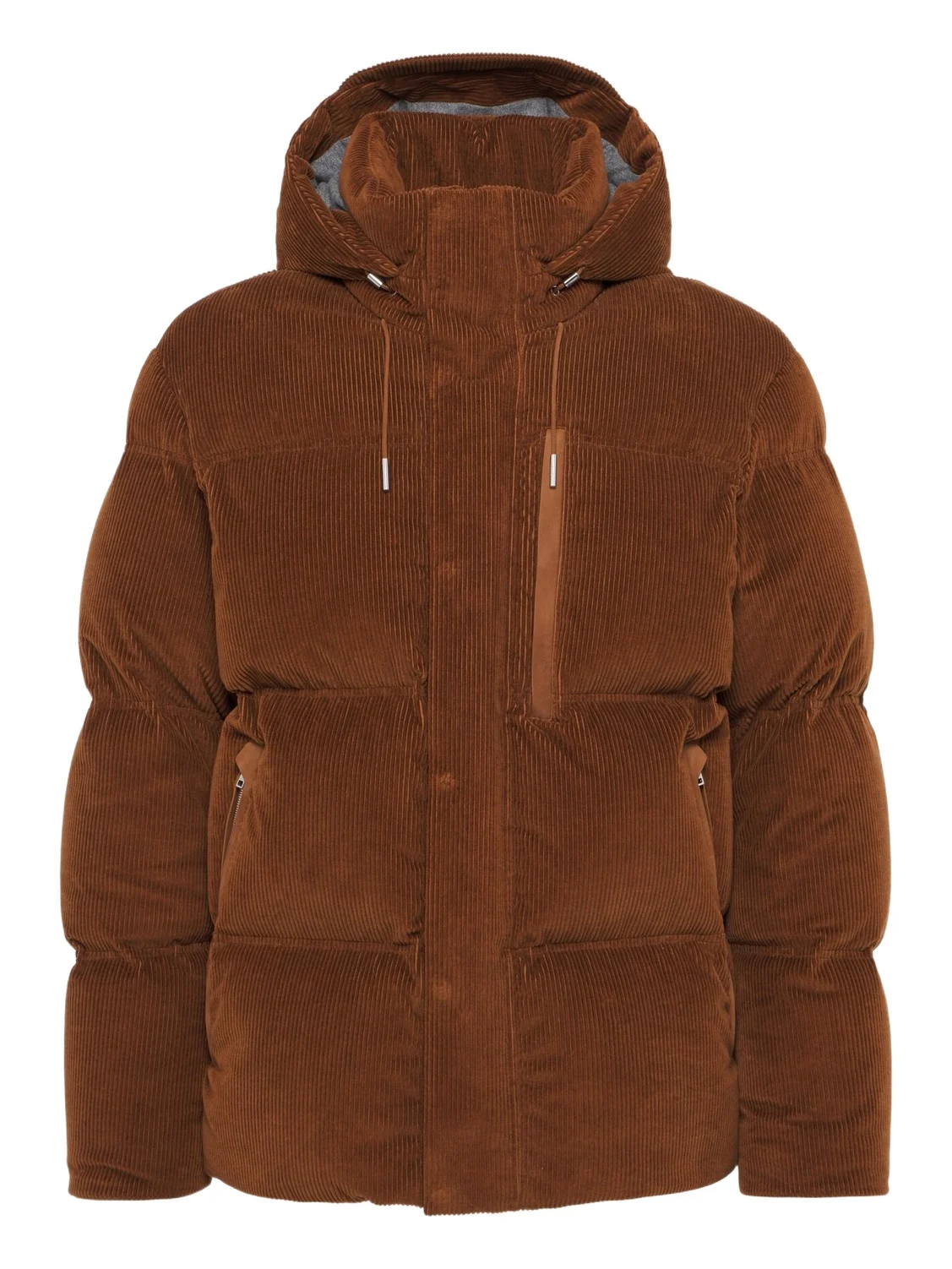 Cotton and cashmere corduroy down jacket Cotton and cashmere corduroy down jacket