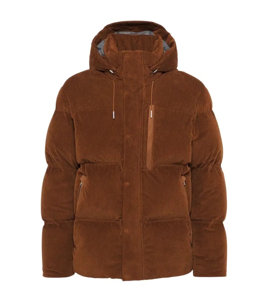 Zegna Cotton and cashmere corduroy down jacket | Image 1 Zegna Cotton and cashmere corduroy down jacket | Image 1