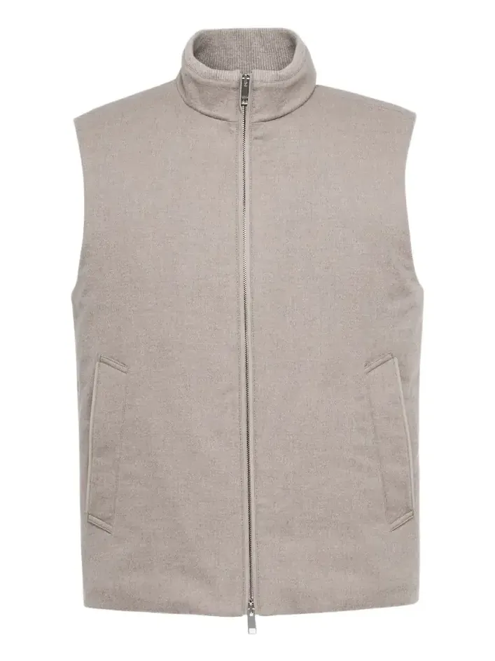 Cashmere down vest Cashmere down vest