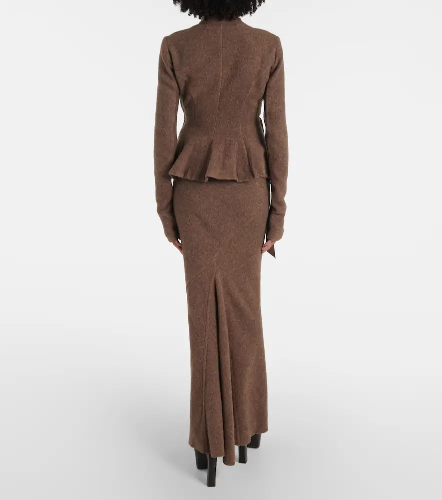 Rick Owens Hollywood wool wrap jacket | Thumbnail 5