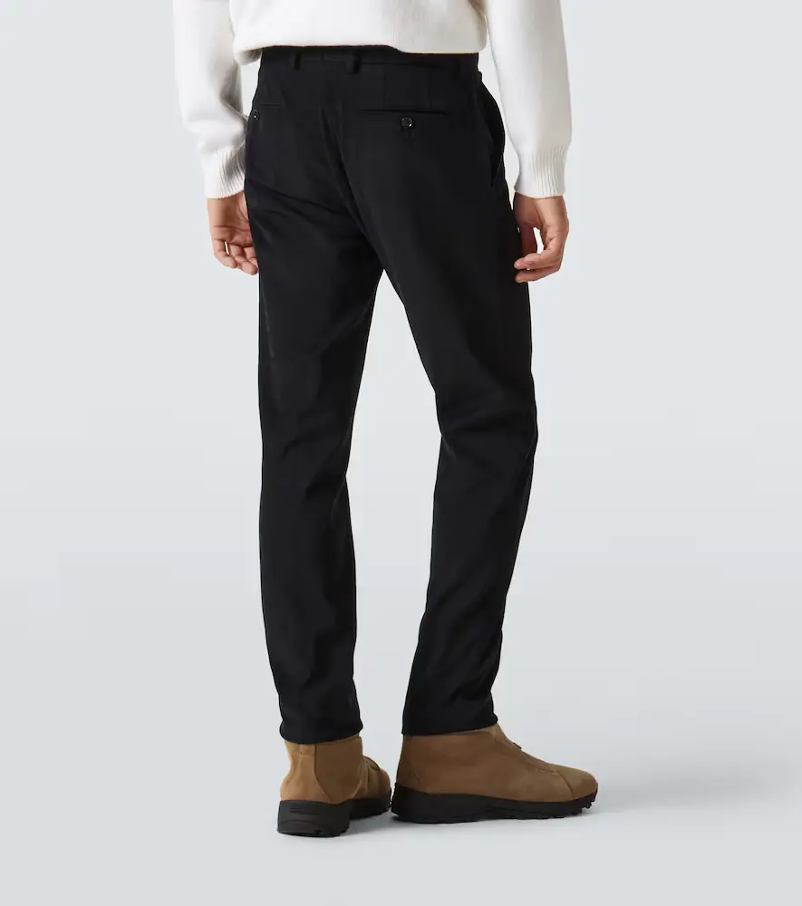 Zegna Winter mid-rise cotton chinos | Thumbnail 4 Zegna Winter mid-rise cotton chinos | Thumbnail 4