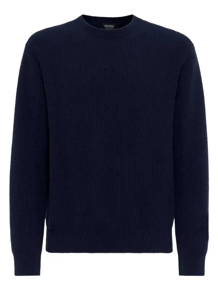 Ribbed-knit cashmere sweater Ribbed-knit cashmere sweater