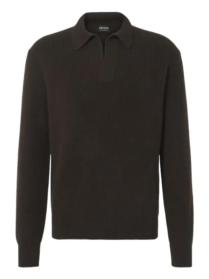 Cashmere polo sweater Cashmere polo sweater