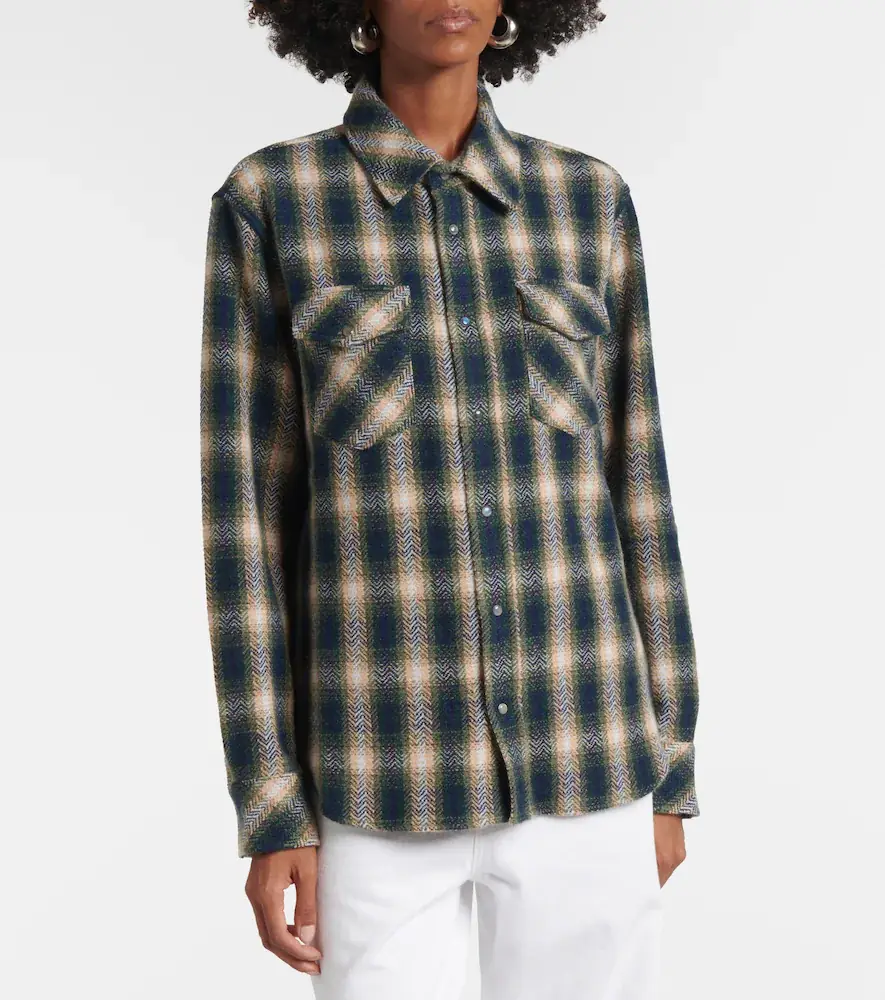 God’s True Cashmere Tartan cashmere shirt | Thumbnail 2