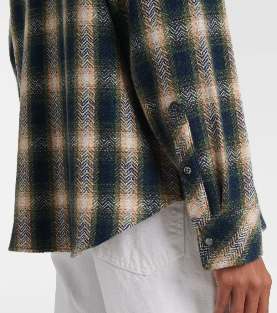 God’s True Cashmere Tartan cashmere shirt | Thumbnail 4