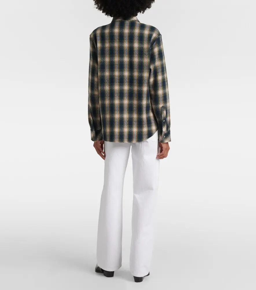 God’s True Cashmere Tartan cashmere shirt | Thumbnail 5