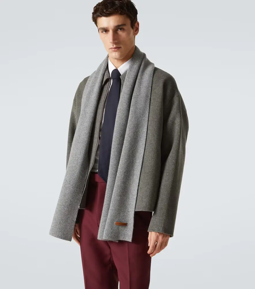 Zegna Ribbed-knit cashmere scarf | Thumbnail 2 Zegna Ribbed-knit cashmere scarf | Thumbnail 2