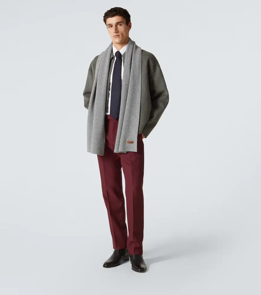 Zegna Ribbed-knit cashmere scarf | Thumbnail 4 Zegna Ribbed-knit cashmere scarf | Thumbnail 4