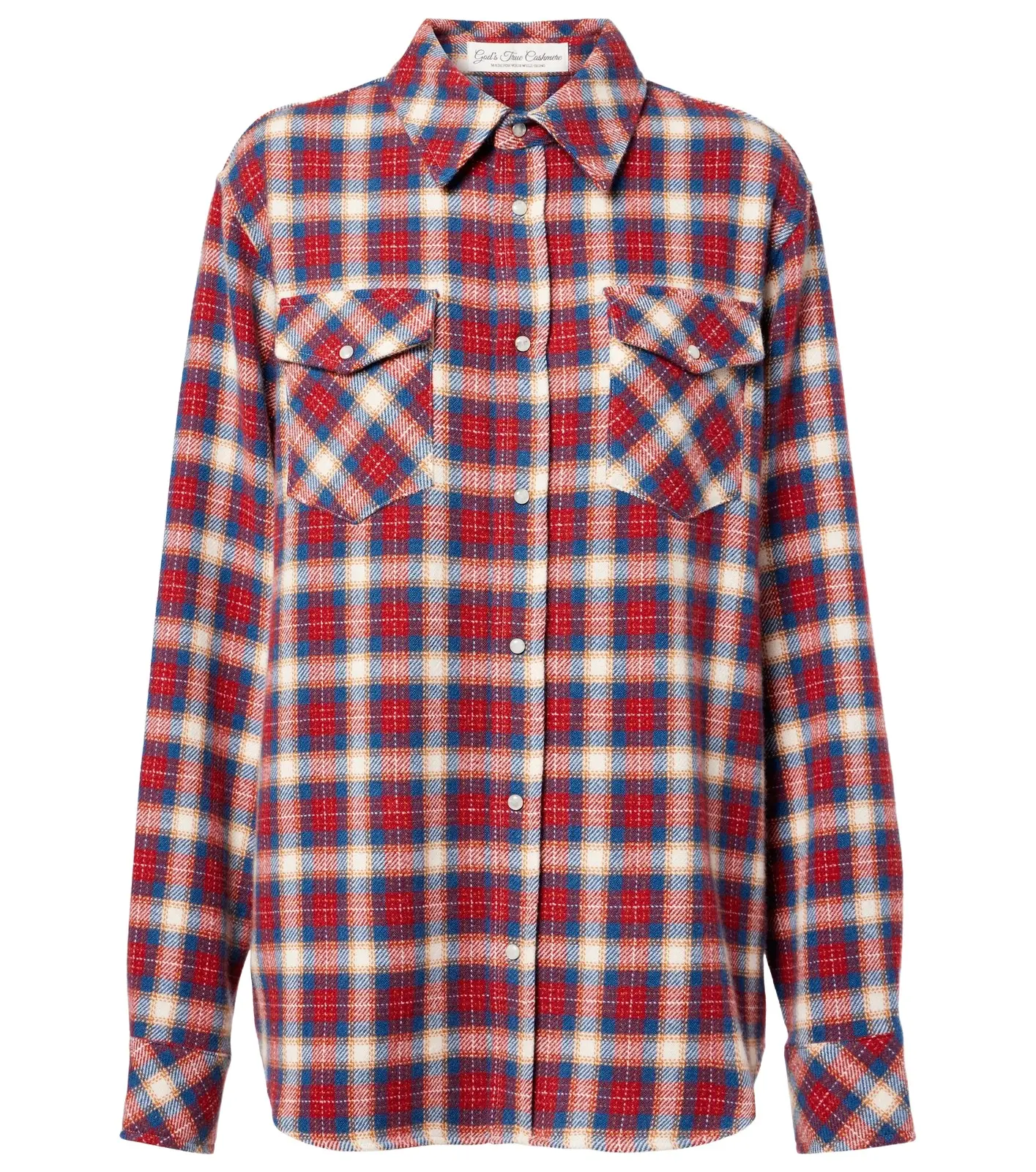 Ski Santa Fe tartan cashmere shirt Ski Santa Fe tartan cashmere shirt