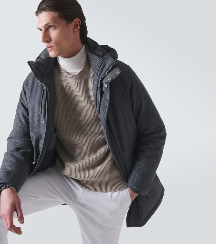 Zegna Wool down coat | Thumbnail 3