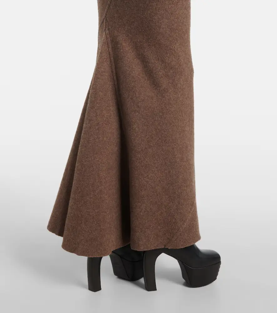 Rick Owens Coda wool maxi skirt | Thumbnail 2