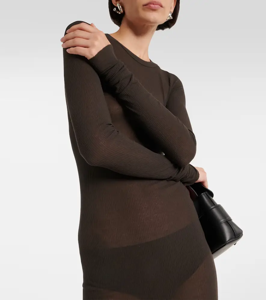 Rick Owens Jersey midi dress | Thumbnail 2