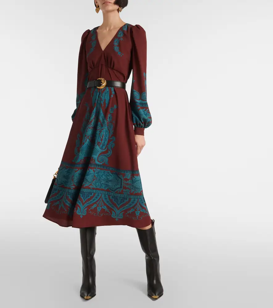Etro Printed midi dress | Thumbnail 2