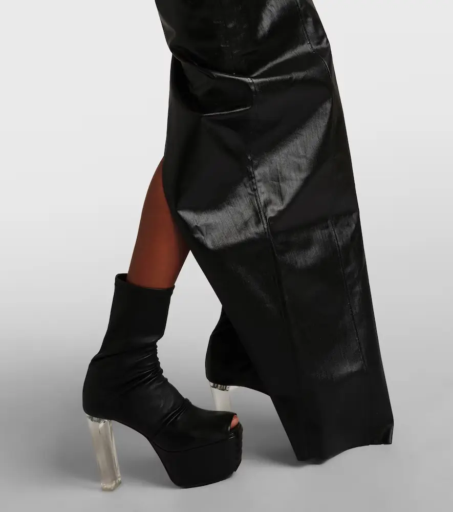Rick Owens Denim bustier gown | Thumbnail 5