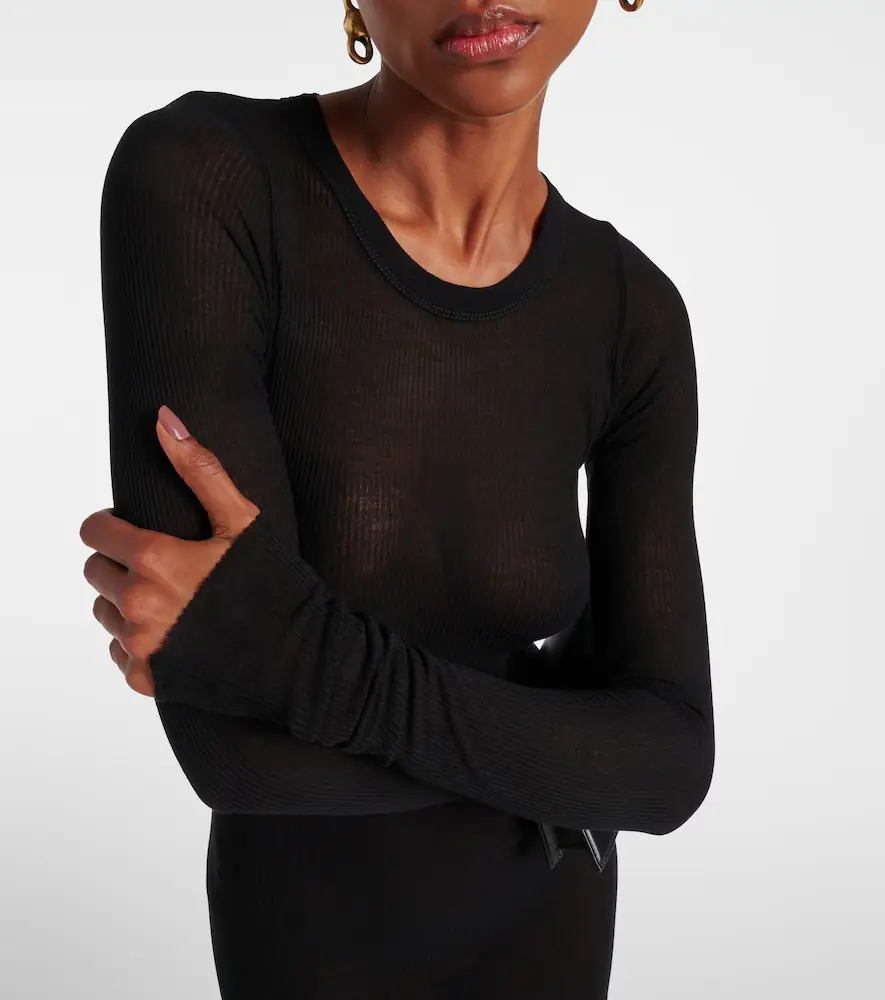 Rick Owens Knitted midi dress | Thumbnail 4