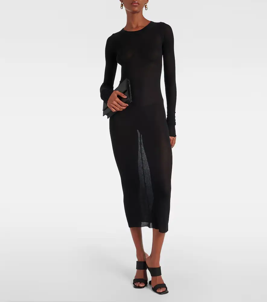 Rick Owens Knitted midi dress | Thumbnail 5