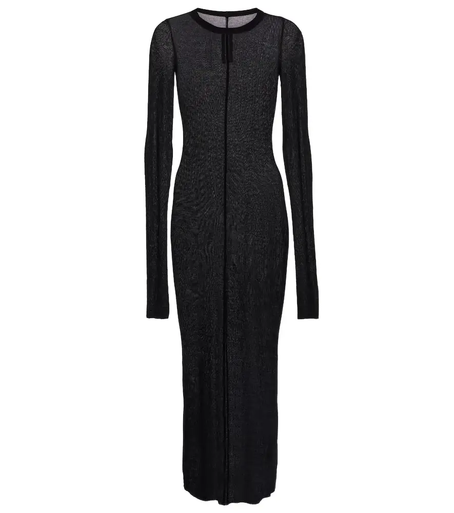 Rick Owens Knitted midi dress