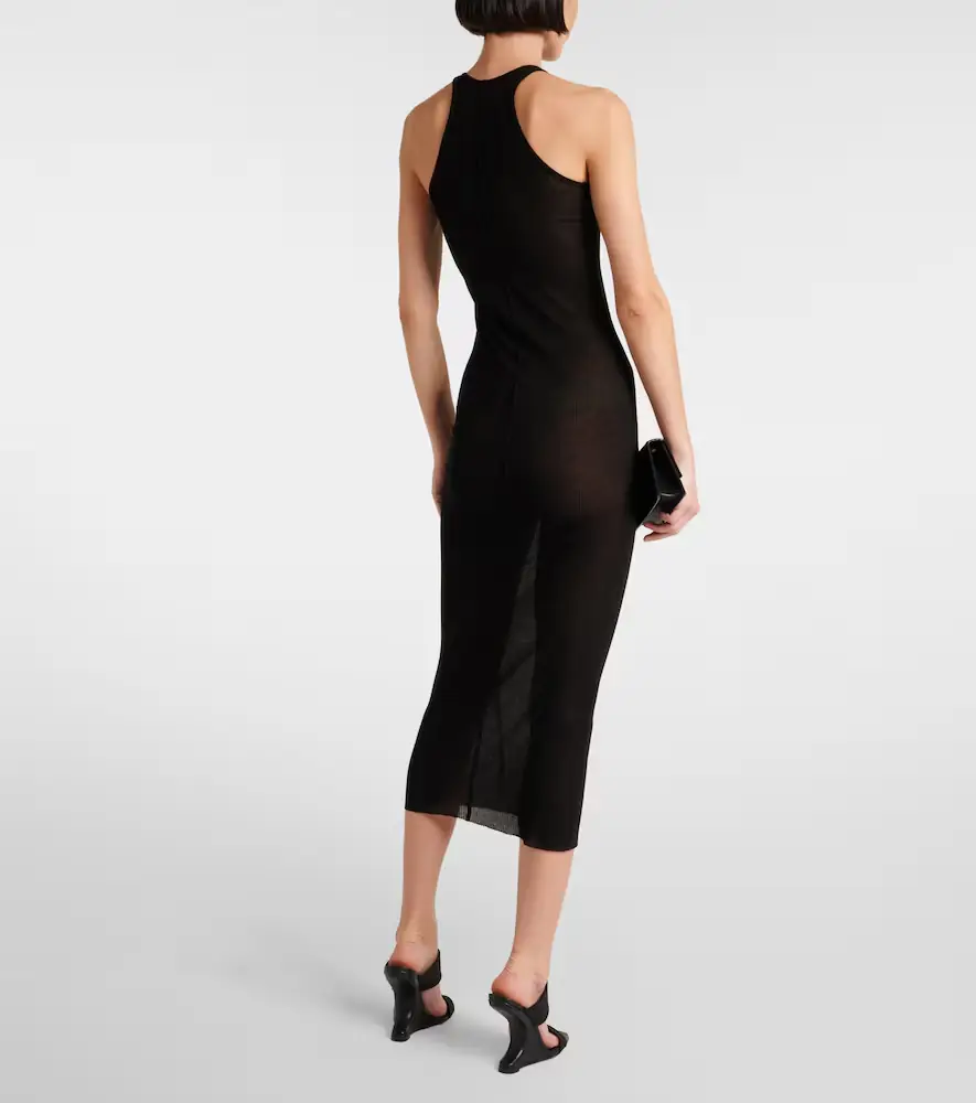 Rick Owens Jersey midi dress | Thumbnail 4
