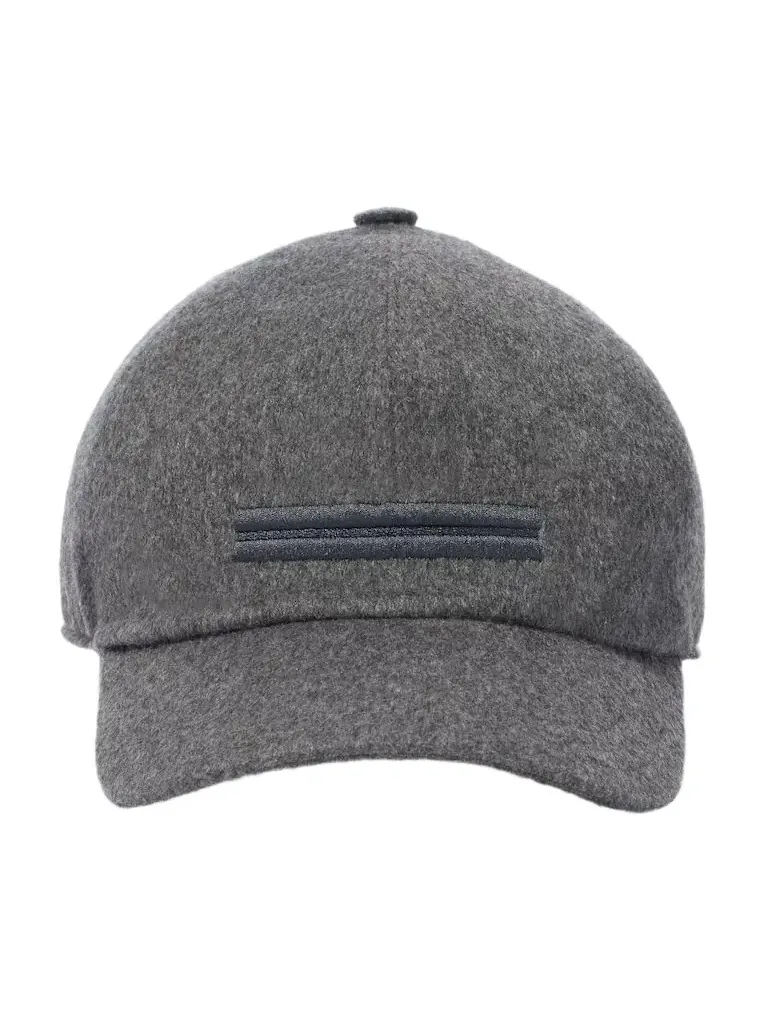 Cashmere baseball cap