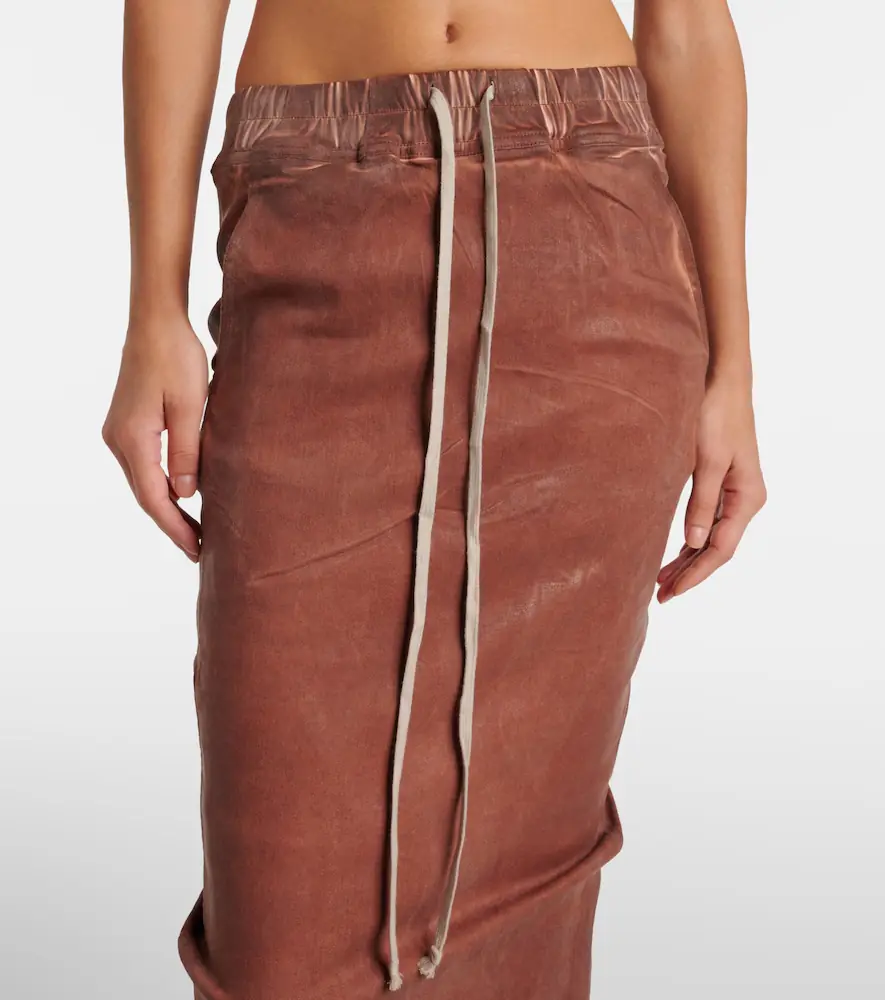 Rick Owens Denim maxi skirt | Thumbnail 2