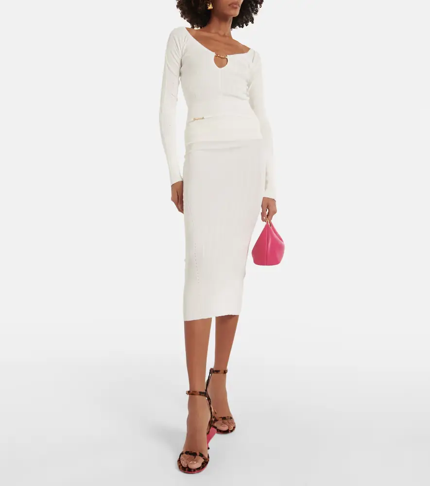 Jacquemus Le Haut Pralù scalloped ribbed-knit top | Thumbnail 4 Jacquemus Le Haut Pralù scalloped ribbed-knit top | Thumbnail 4