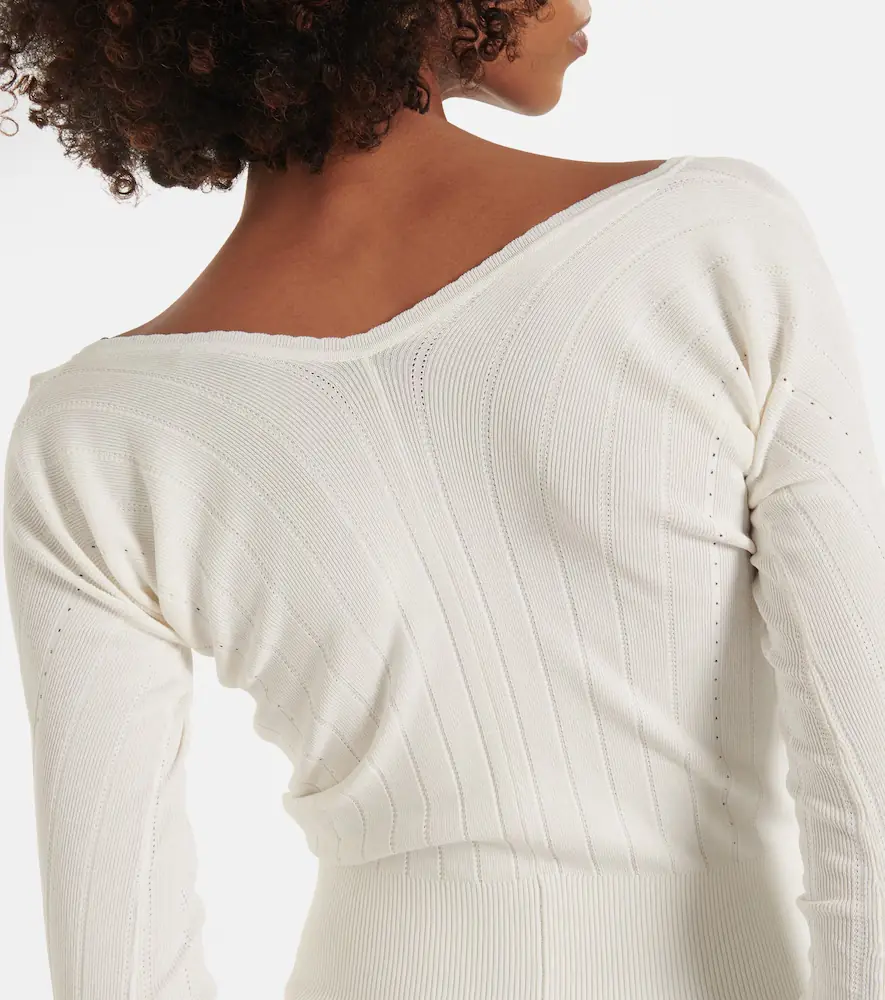 Jacquemus Le Haut Pralù scalloped ribbed-knit top | Thumbnail 5 Jacquemus Le Haut Pralù scalloped ribbed-knit top | Thumbnail 5