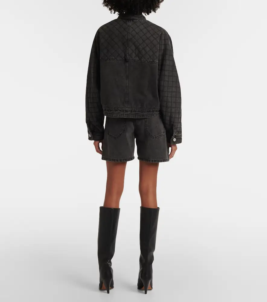 Isabel Marant Celiany quilted denim jacket | Thumbnail 2