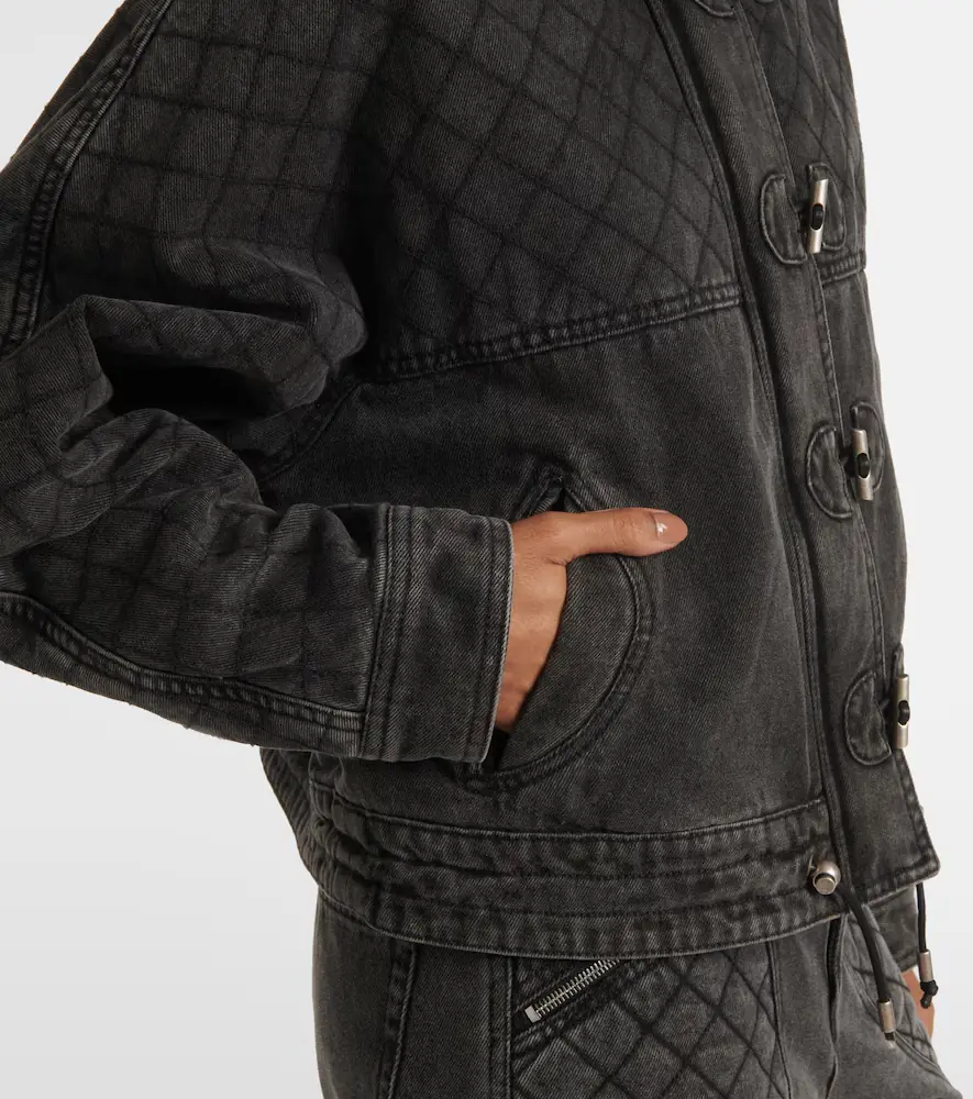 Isabel Marant Celiany quilted denim jacket | Thumbnail 5