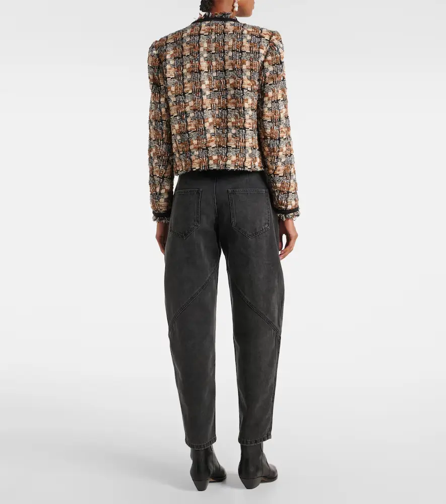 Isabel Marant Kerry cropped wool-blend jacket | Thumbnail 2 Isabel Marant Kerry cropped wool-blend jacket | Thumbnail 2