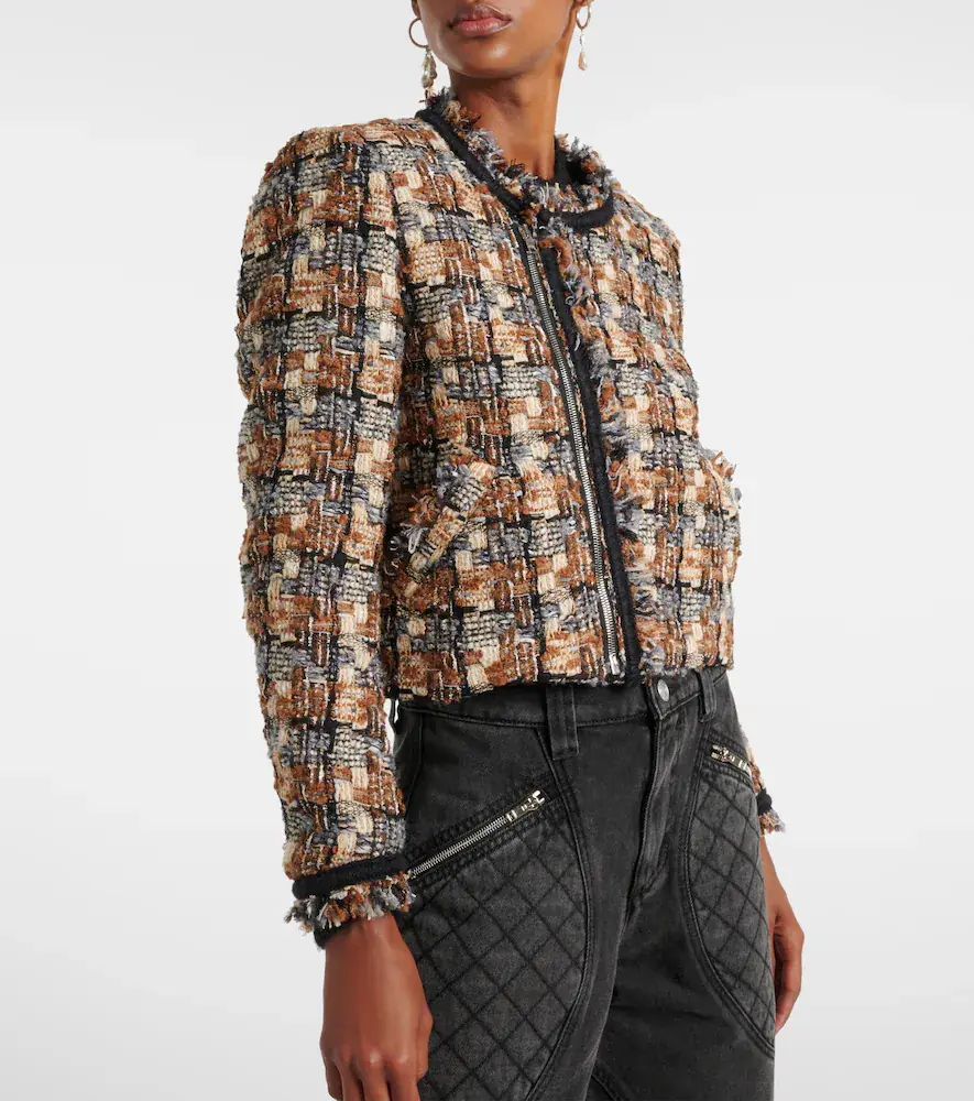 Isabel Marant Kerry cropped wool-blend jacket | Thumbnail 5 Isabel Marant Kerry cropped wool-blend jacket | Thumbnail 5