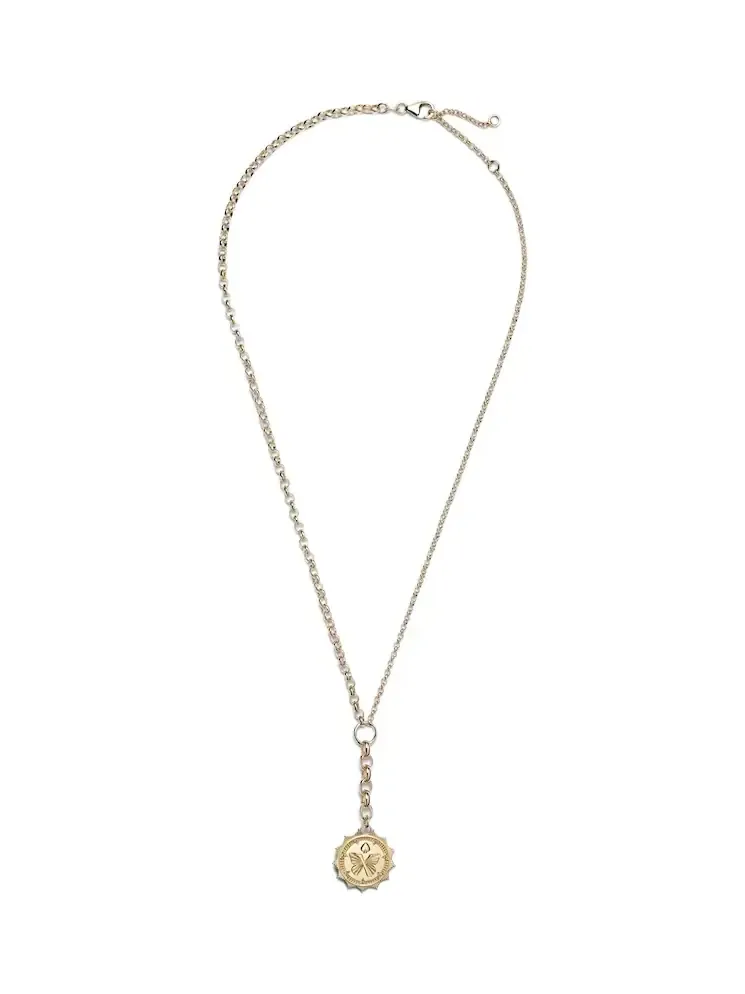 Reverie Medium 18kt gold pendant necklace with diamonds Reverie Medium 18kt gold pendant necklace with diamonds