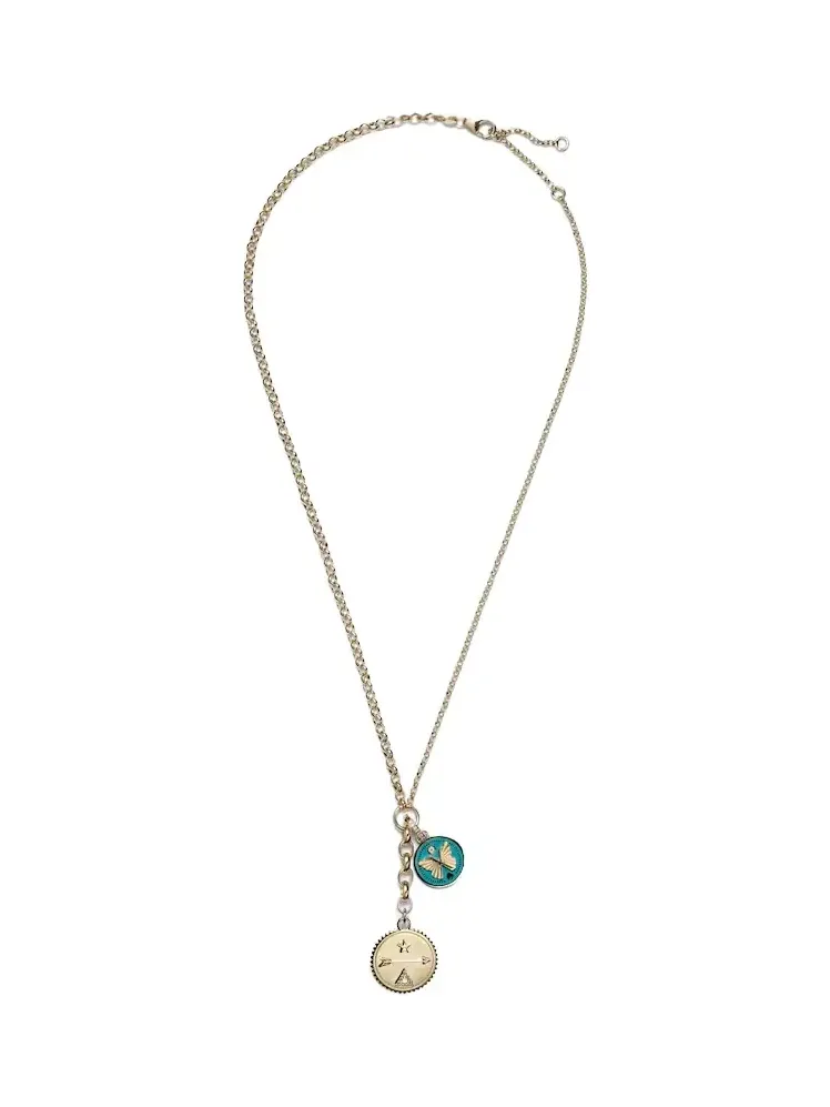 Dream & Reverie 18kt gold charm necklace with diamonds Dream & Reverie 18kt gold charm necklace with diamonds
