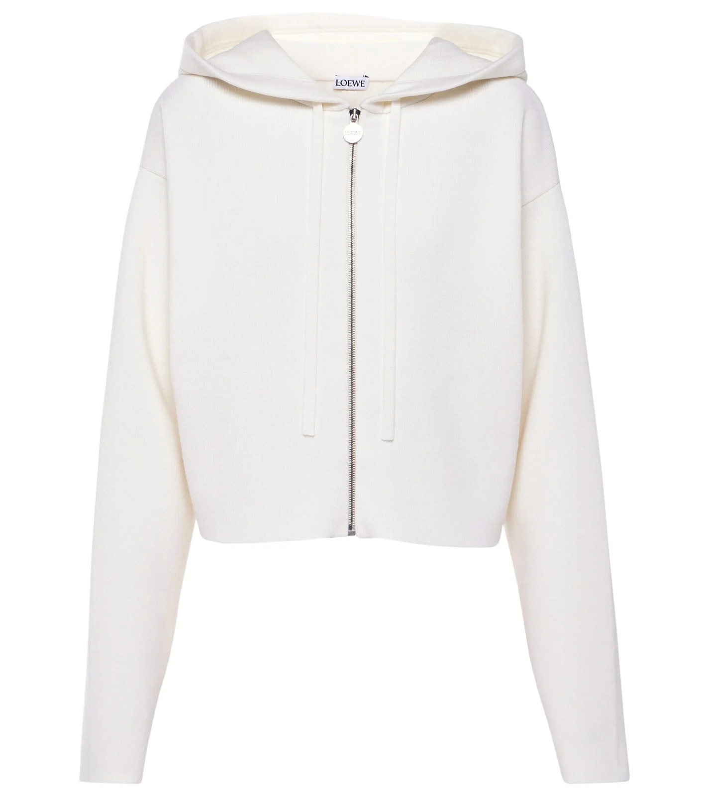 Anagram wool-blend zip-up hoodie Anagram wool-blend zip-up hoodie