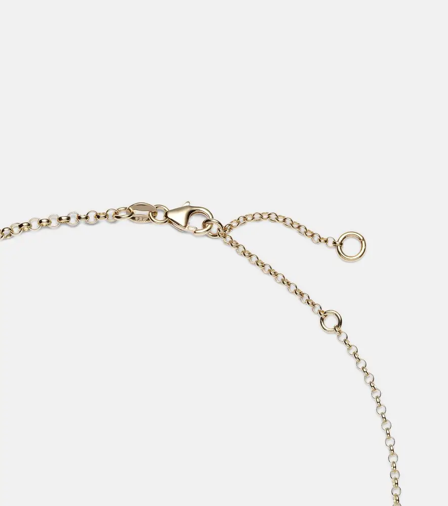 Foundrae Strength & Resilience Blossoms 18kt gold charm necklace with diamonds | Thumbnail 6 Foundrae Strength & Resilience Blossoms 18kt gold charm necklace with diamonds | Thumbnail 6