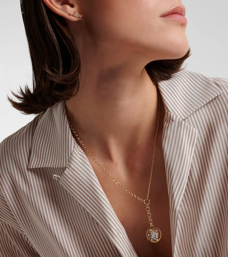 Foundrae Resilience Blossoms Medium 18kt gold pendant necklace with diamonds | Thumbnail 7 Foundrae Resilience Blossoms Medium 18kt gold pendant necklace with diamonds | Thumbnail 7