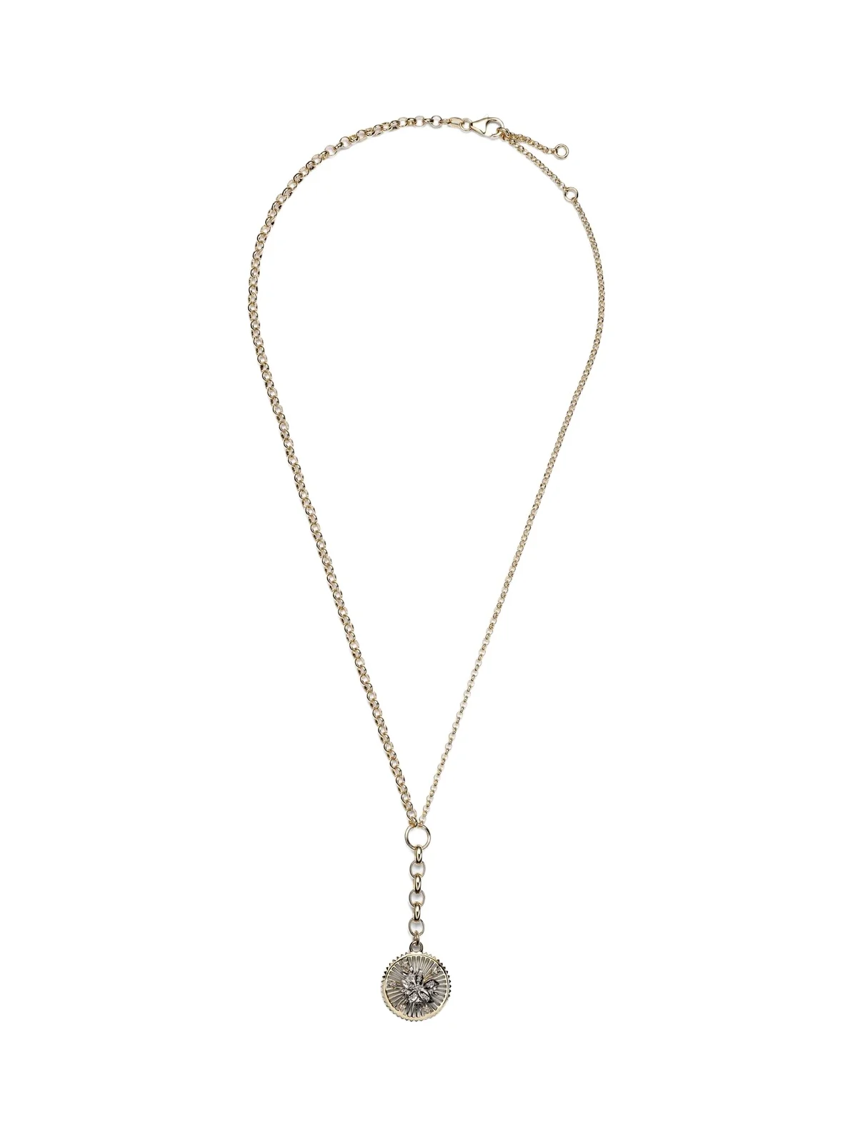 Resilience Blossoms Medium 18kt gold pendant necklace with diamonds Resilience Blossoms Medium 18kt gold pendant necklace with diamonds