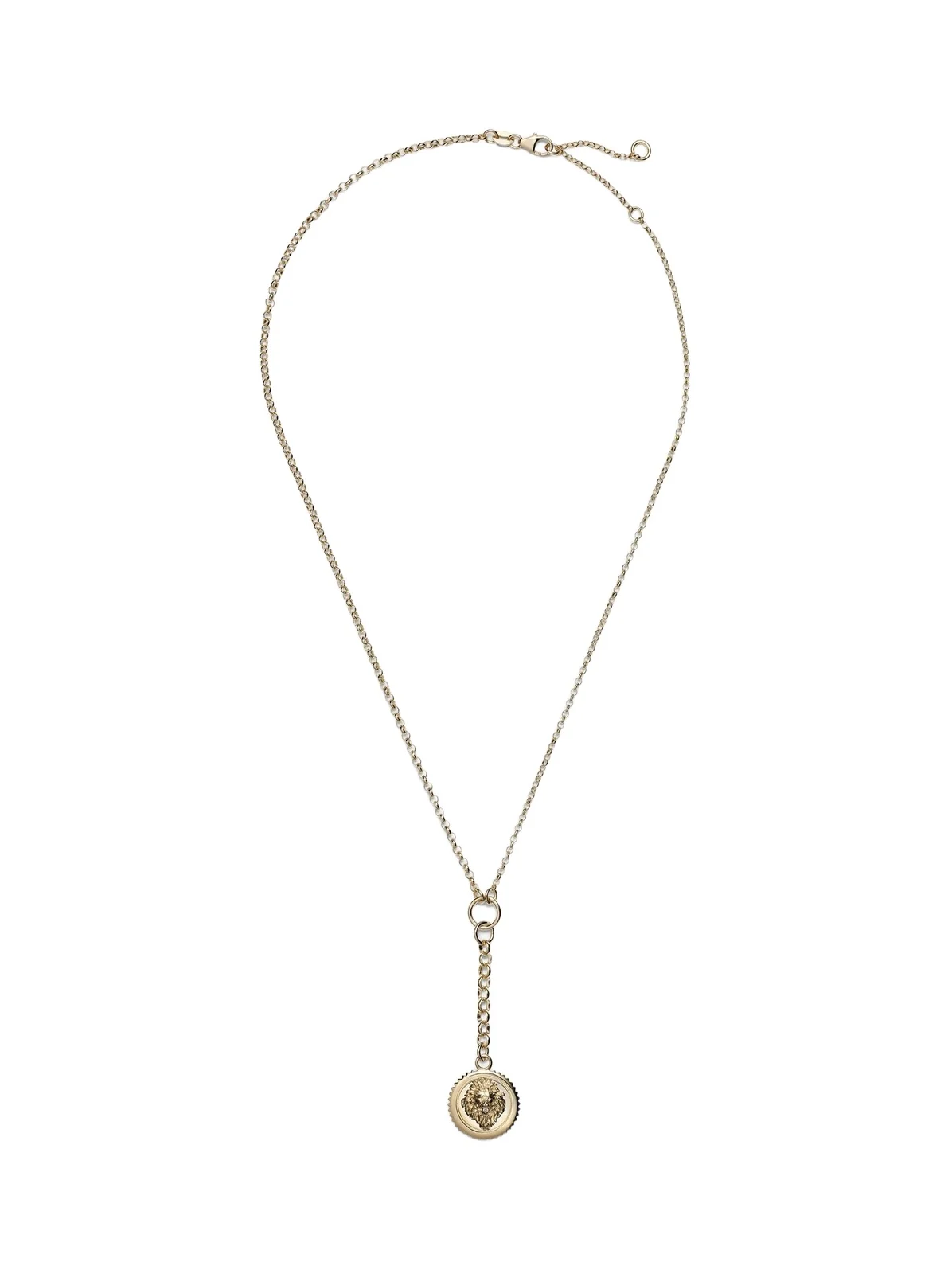 Strength 18kt gold pendant necklace with diamond Strength 18kt gold pendant necklace with diamond