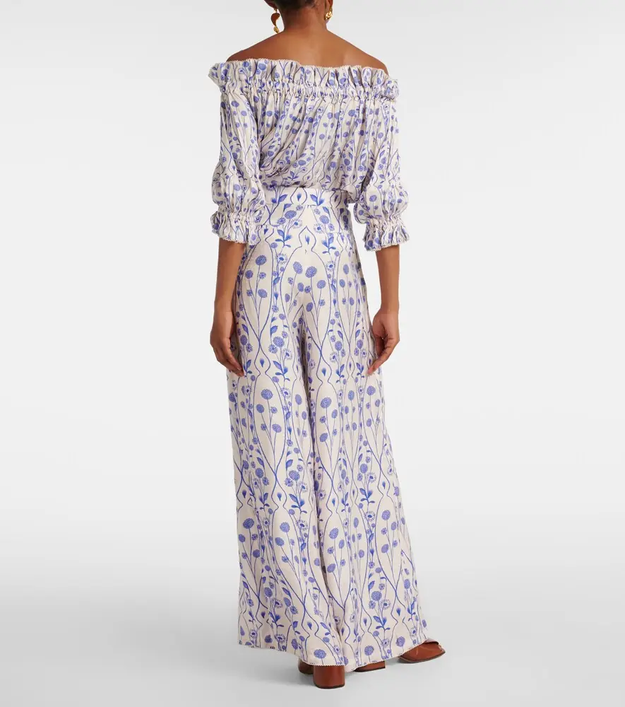 Agua by Agua Bendita Pinon printed palazzo pants | Thumbnail 4