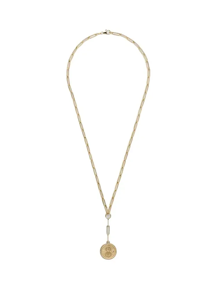 Karma 18kt gold pendant necklace with diamond Karma 18kt gold pendant necklace with diamond