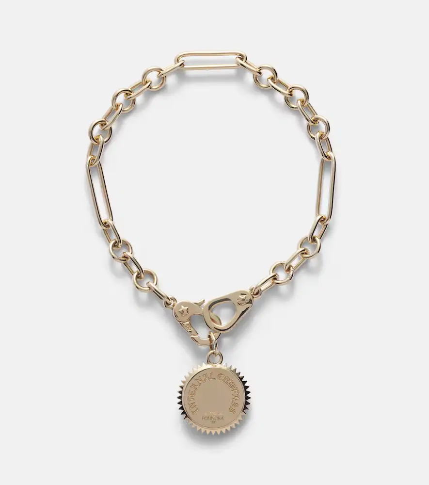 Foundrae Internal Compass 18kt gold charm bracelet with diamonds | Thumbnail 2 Foundrae Internal Compass 18kt gold charm bracelet with diamonds | Thumbnail 2