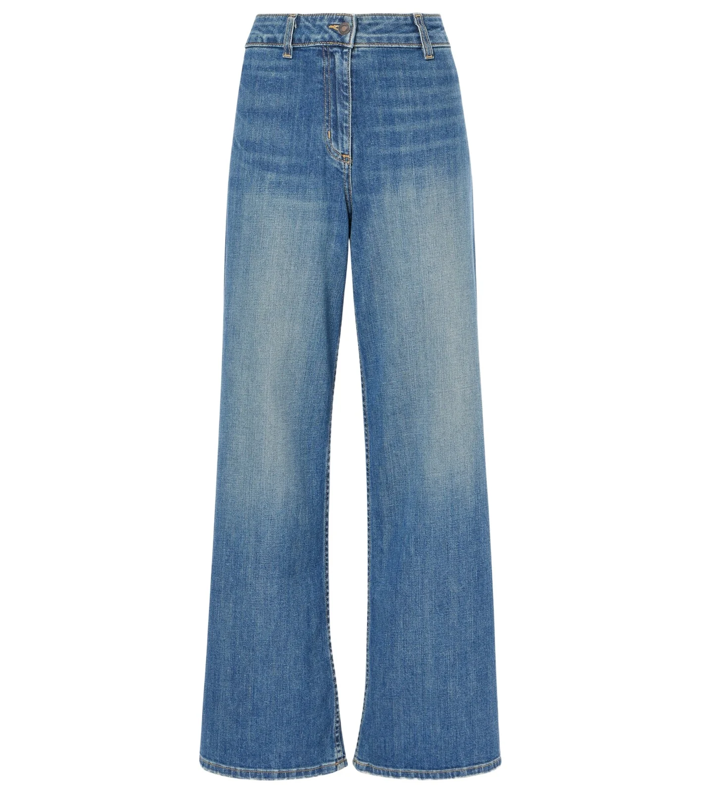 Megan mid-rise wide-leg jeans