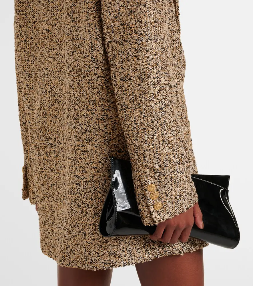 Alessandra Rich Oversized tweed lamé blazer | Thumbnail 2 Alessandra Rich Oversized tweed lamé blazer | Thumbnail 2