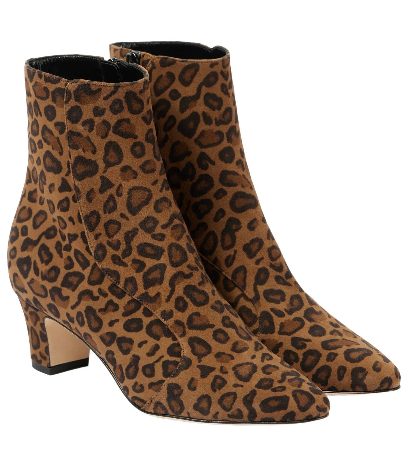 Myconia 50 leopard-print suede ankle boots Myconia 50 leopard-print suede ankle boots